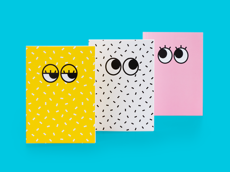 Googly Eyes Notebooks notebook stationery design eyes