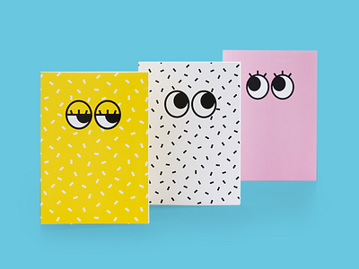 Googly Eyes Notebooks eyes notebook stationery design