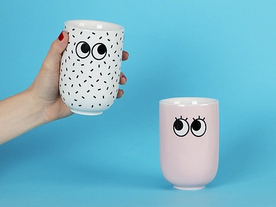 Googly Eyes Mugs eyes mug product design