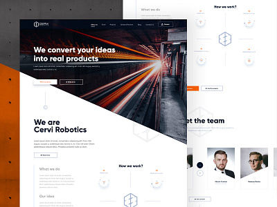 CerviRobotics Landing Page