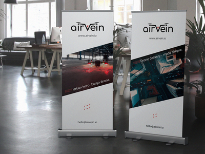 Roll Up Design advertising conference design drone logotype office poligraphy print roll up rollup