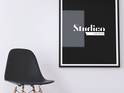 Minimalistic Logo black white design designer interior interior design logo logotype minimalistic logo