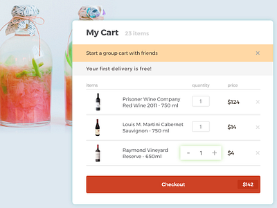 My Cart add cart checkout design ecommerce kit product shopping to ui uiux