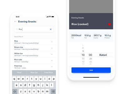 Log Your Meal - What are you eating? fitness interaction design iphonex meal track minimalist uiux