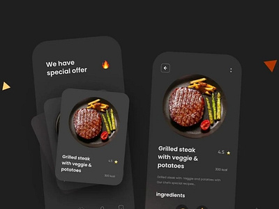 Food Delivery App UI design branding graphic design ui