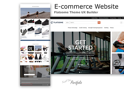 E-commerce website flatsome design elementor flasome theme techitdev techitdev website desing company ux page bulder website desing