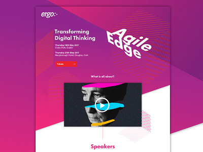 Ergo Agile Event - Landing Page