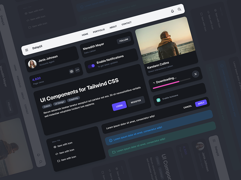 Daisyui designs, themes, templates and downloadable graphic elements on ...