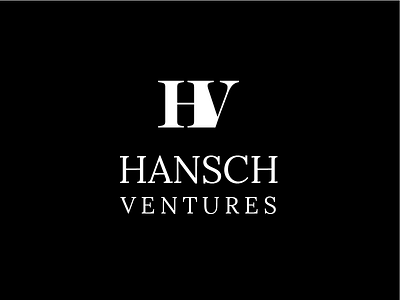 Monogram for Hansch Ventures branding logo monogram wordmark