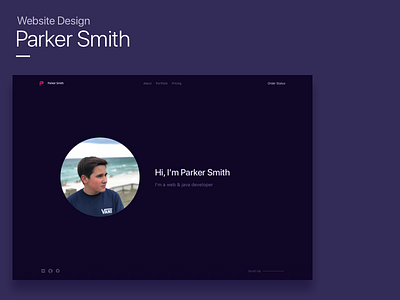 Parker Smith Website Design