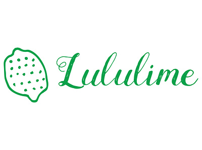 Lululime Logo branding design fruit fruit illustration hand drawn icon icons illustration logo sketch typography vector