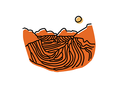 Antelope Canyon, Arizona branding design hand drawn icon illustration logo sketch vector