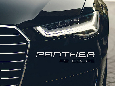 Panther F9 Coupe display font sans serif sleek type typography