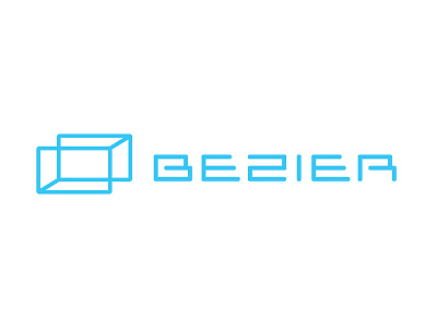 Bezier font futuristic logo sans serif type typography