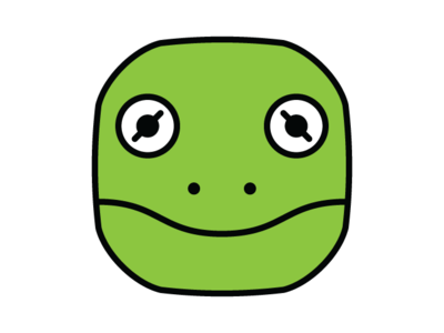 Cube Critters Preview_Frog branding cute flat icon frog frog logo funny icon icon a day illustration vector vector art