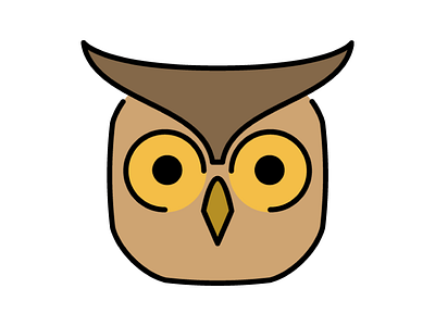 Owl branding design icon illustration logo ui vector