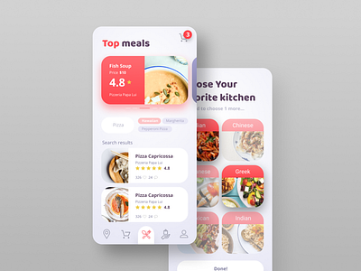 Food Finder App Concept