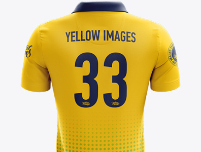 Download Psd Mockup Soccer Polo T-Shirt Mockup - Back View