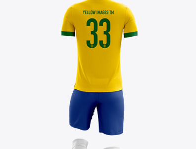 Download Psd Mockup Full Soccer Kit Back View by Alina Yukana on Dribbble