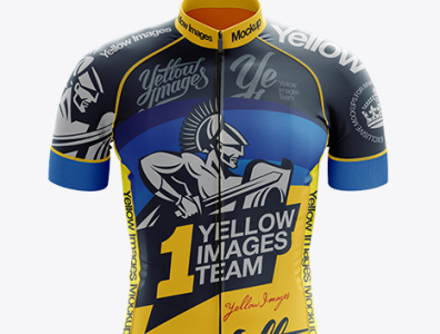 Download Psd Mockup Men's Cycling Jersey Mockup - Front View branding design graphic design illustration logo vector