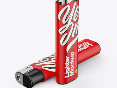 Download Psd Mockup Matte Plastic Lighter Mockup HQ design graphic design