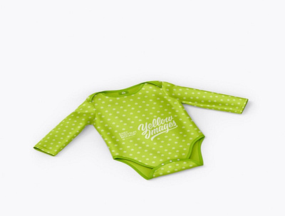 Download Psd Mockup Baby Bodysuit Mockup - Half Side View design graphic design vector