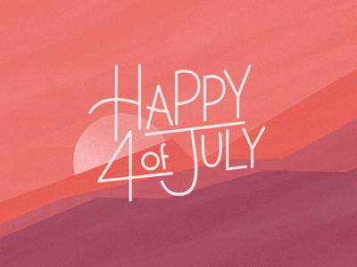 4th of July after effects animated gif animation coffee design loop vector