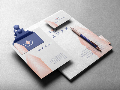 warax brand branding business logo corporate design hirart identity illustration logo minimalist vector