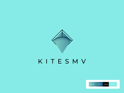KITESMV brand branding business logo corporate design flat flat logo hirart identity logo minimalist