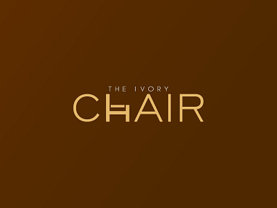 Chair branding chair client flat identity logo minimalist