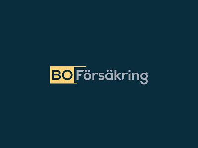 Bo F Rs Kring brand builder business logo corporate design flat logo identity logo minimalist real estate