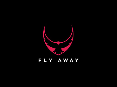 Fly Away bird brand corporate elegant flat fly identity minimalist transport