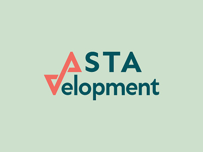 ASTAVelopment astavelopment brand corporate identity logo minimalist tech