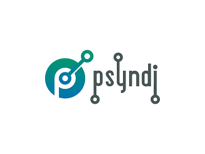 Psyndi brand business flat future identity logo minimalist tech technology