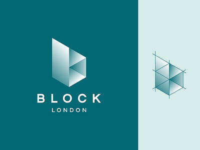Block london full logo brand business business logo corporate design flat flat logo identity logo minimalist