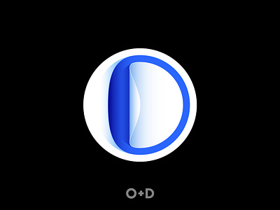 O+D Logo app brand branding business logo flat identity illustration logo minimalist rool vector
