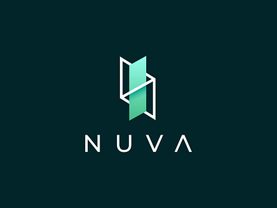 nuva brand branding business logo corporate design icon identity logo logodesigner minimalist vector