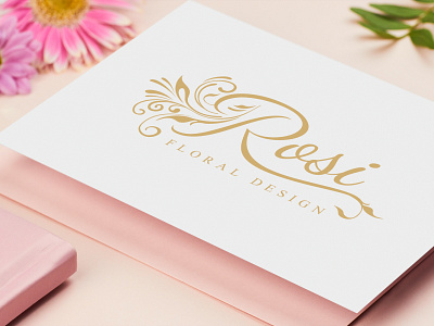 LOGOTIPO ♡ Rosi Floral Design design desinger floral logo logodesign logotype