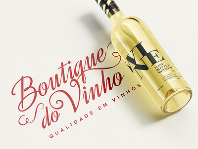 LOGOTIPO ♡ Boutique do Vinho art artist brandingdesign brasil brazil desinger estampadonna logo logodesign logotype