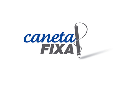 LOGOTIPO ♡ Caneta Fixa art artist brasil brazil design desinger estampadonna illustration logodesign logotype