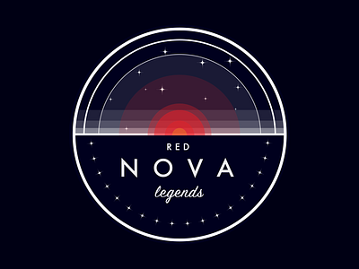 RedNova branding design illustration logo vector