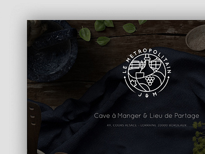 Le Métropolitain Bordeaux - Logotype, Branding