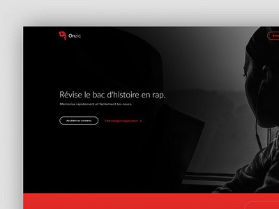 Onzic Music - Branding Website design