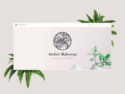 Atelier Maleyran - Web Site landscape