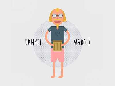 Illustration Danyel Waro 974 flat flat design illustration reunion island