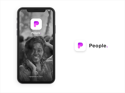 People. - Loading app - Morphing animation app icon app load loaded mobile morph morphing people ui ux