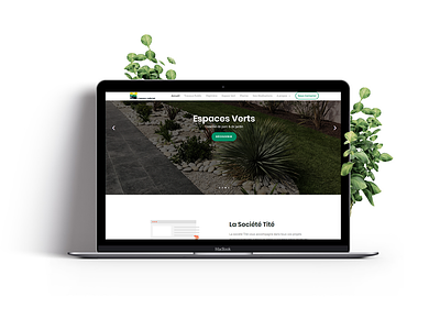 Espace Tité - Web Site landscape architect brand design garden landing page landscape refont ui ux web website