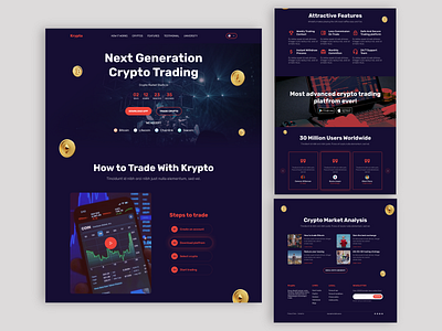 Krypto-Landing Page