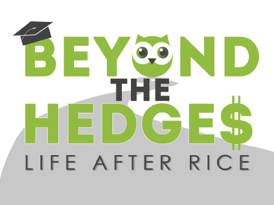 Beyond The Hedges design logo