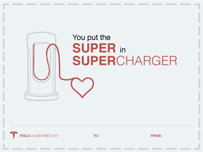 Tesla Valentine: Supercharger